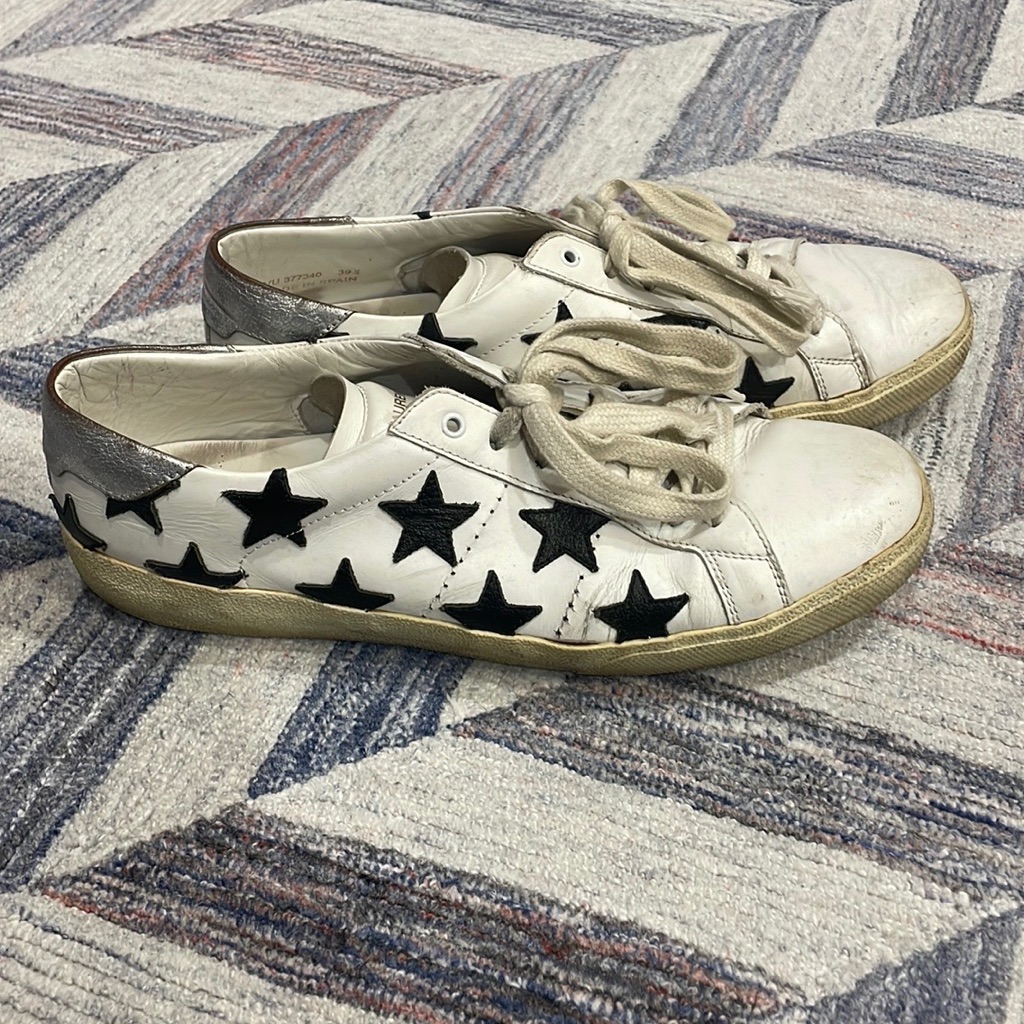 Saint Laurent California Sl/06 Leather Sneaker
